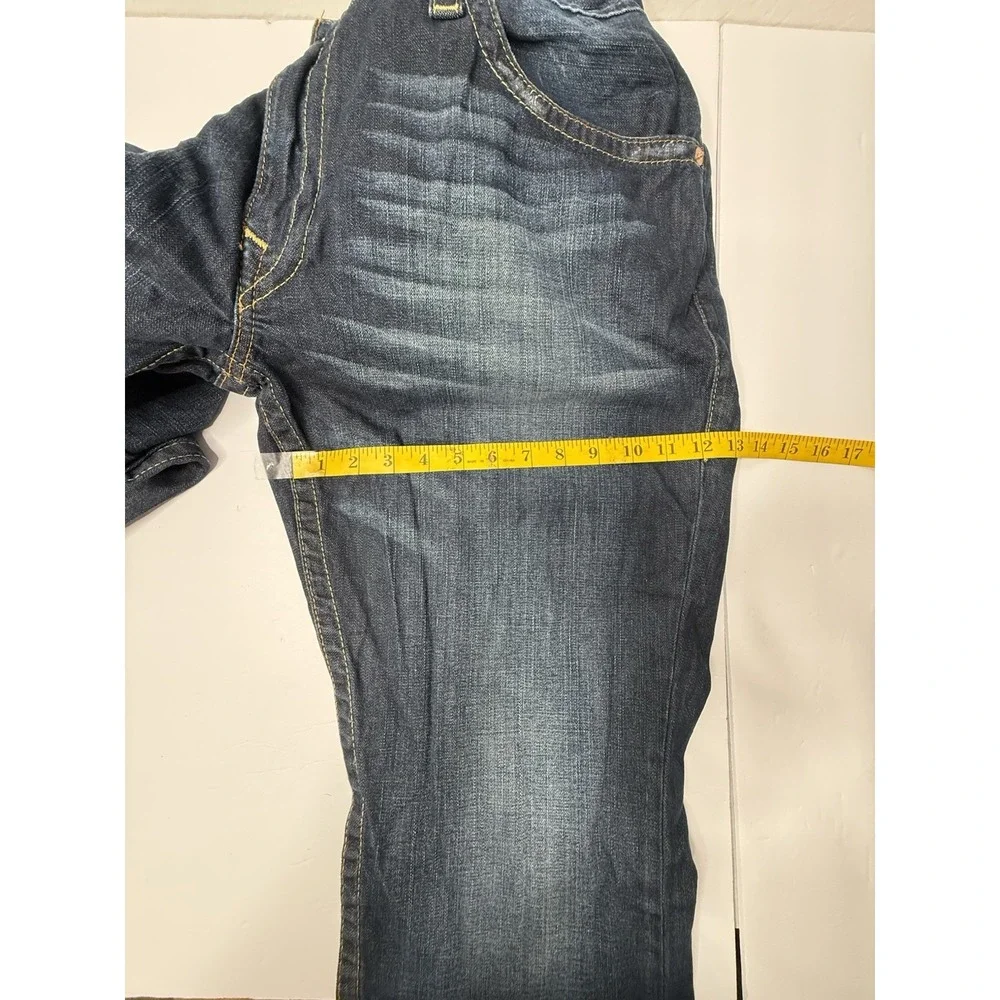 True Religion Jeans Mens Size 44x34 Geno SN Flap Slim‎ Blue Big & Tall Designer